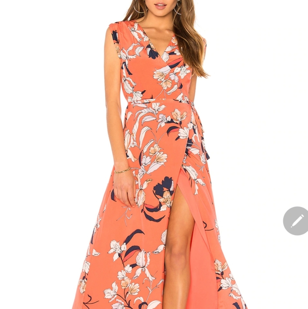 Yumi Kim Coral Wrap Dress